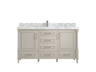 Aberdeen 60 in. W x 22 in. D Single Sink Bathroom Vanity - Willow Bath and Vanity