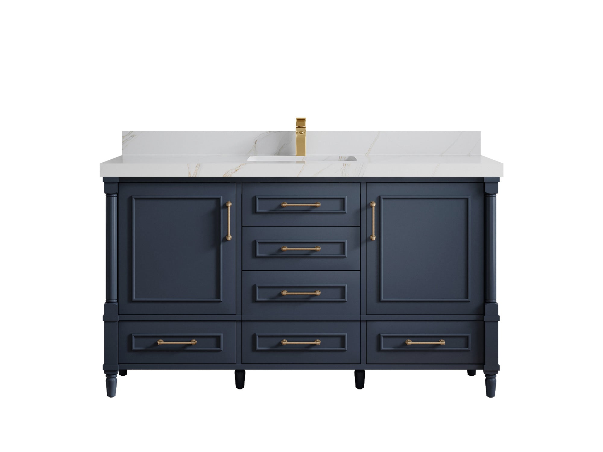 Aberdeen 60 in. W x 22 in. D Single Sink Bathroom Vanity - Willow Bath and Vanity
