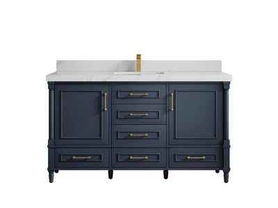 Aberdeen 60 in. W x 22 in. D Single Sink Bathroom Vanity - Willow Bath and Vanity