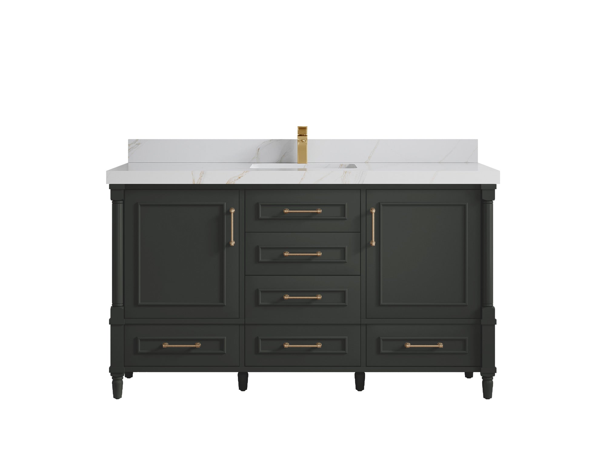 Aberdeen 60 in. W x 22 in. D Single Sink Bathroom Vanity - Willow Bath and Vanity