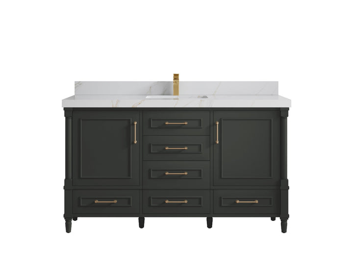 Aberdeen 60 in. W x 22 in. D Single Sink Bathroom Vanity - photo 19