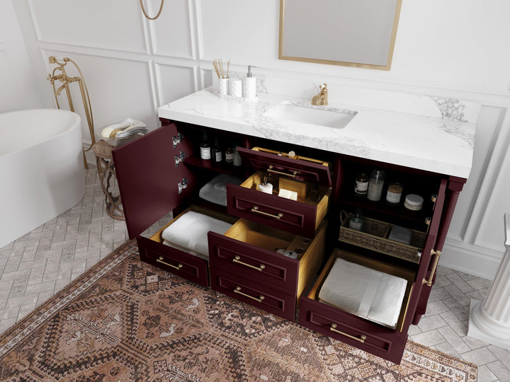 Aberdeen 60 in. W x 22 in. D Single Sink Bathroom Vanity - photo 3