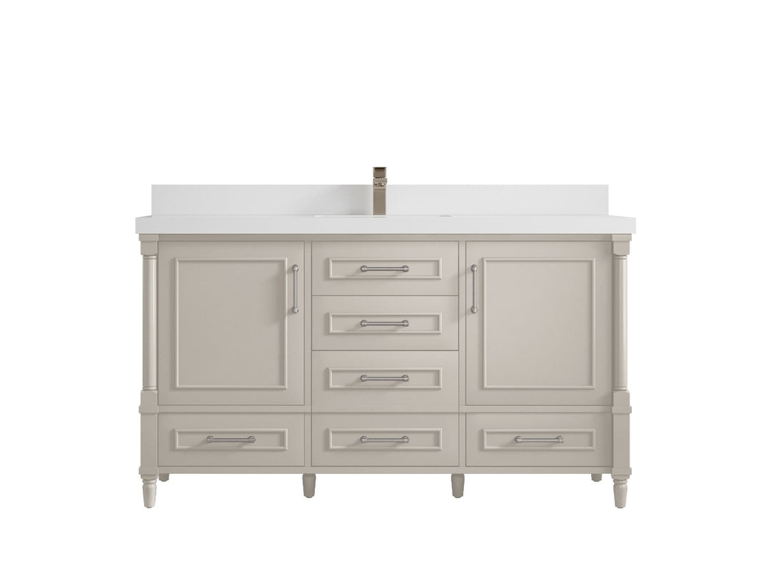 Aberdeen 60 in. W x 22 in. D Single Sink Bathroom Vanity - Willow Bath and Vanity