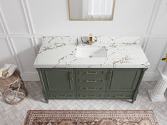 Aberdeen 60 in. W x 22 in. D Single Sink Bathroom Vanity - photo 26