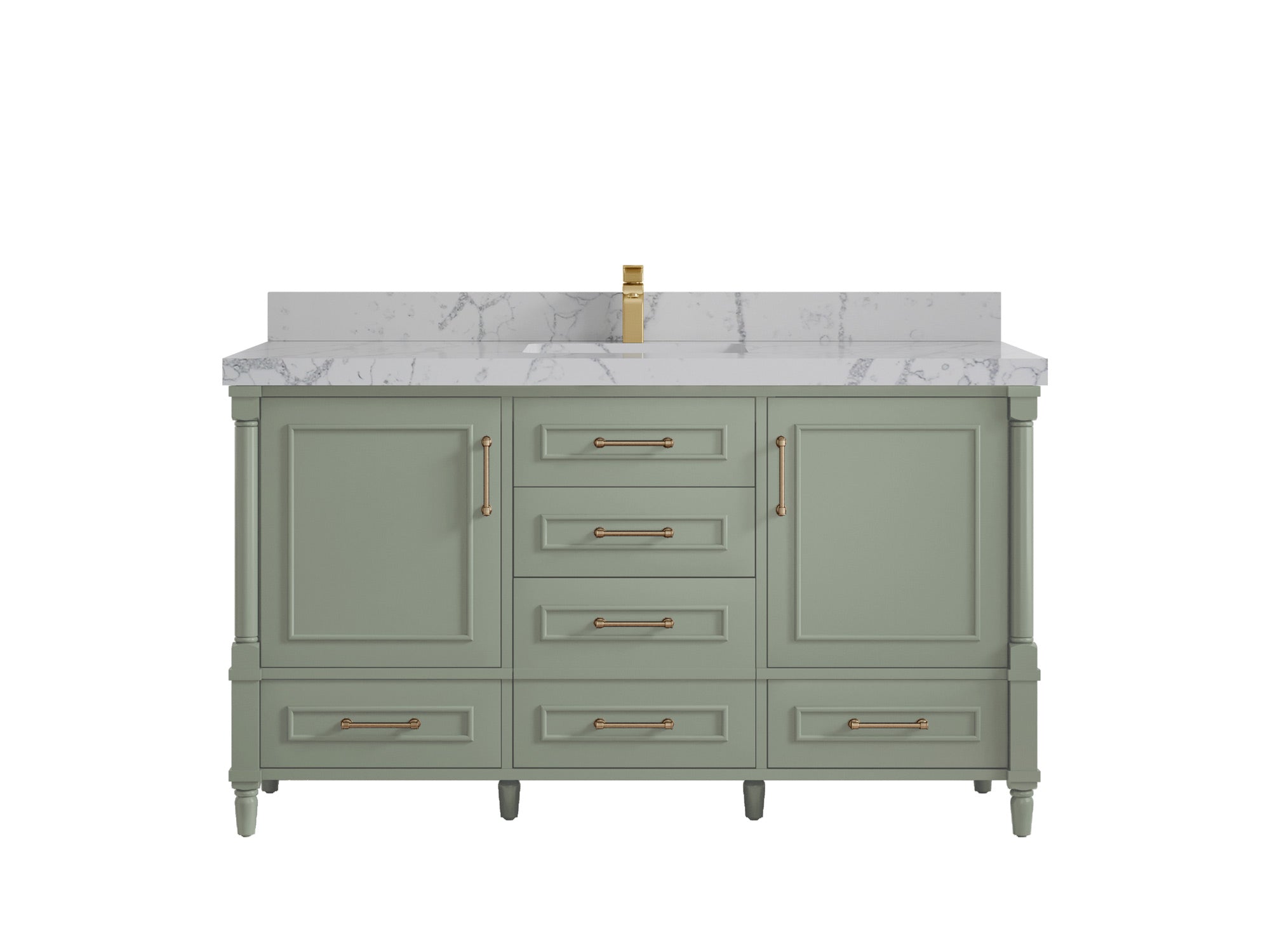 Aberdeen 60 in. W x 22 in. D Single Sink Bathroom Vanity - Willow Bath and Vanity