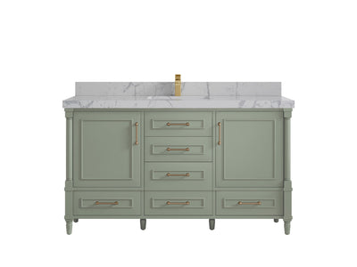 Aberdeen 60 in. W x 22 in. D Single Sink Bathroom Vanity - Willow Bath and Vanity