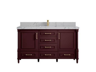 Aberdeen 60 in. W x 22 in. D Single Sink Bathroom Vanity - Willow Bath and Vanity