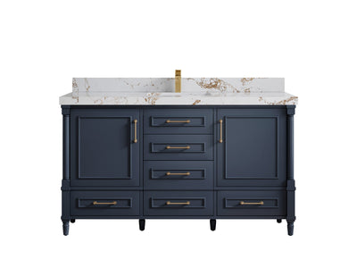 Aberdeen 60 in. W x 22 in. D Single Sink Bathroom Vanity - Willow Bath and Vanity