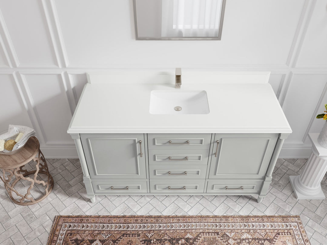 Aberdeen 60 in. W x 22 in. D Single Sink Bathroom Vanity - Willow Bath and Vanity