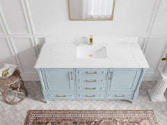 Aberdeen 60 in. W x 22 in. D Single Sink Bathroom Vanity - photo 24