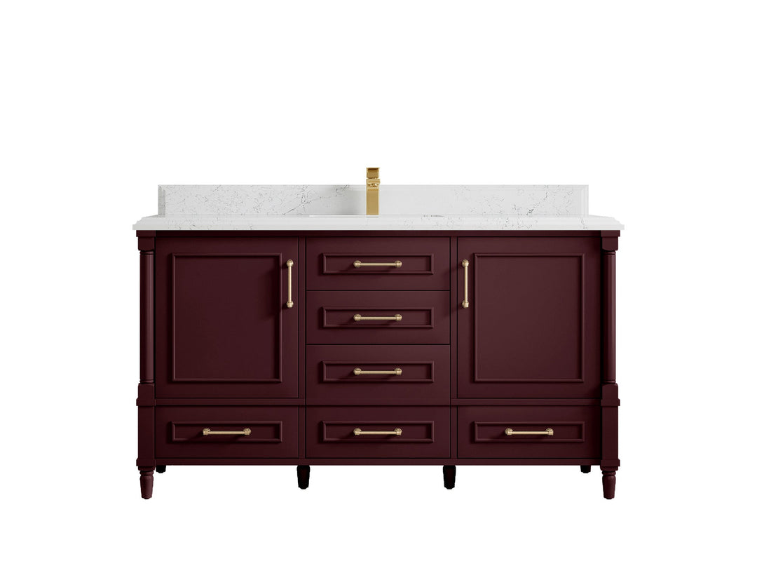 Aberdeen 60 in. W x 22 in. D Single Sink Bathroom Vanity - Willow Bath and Vanity