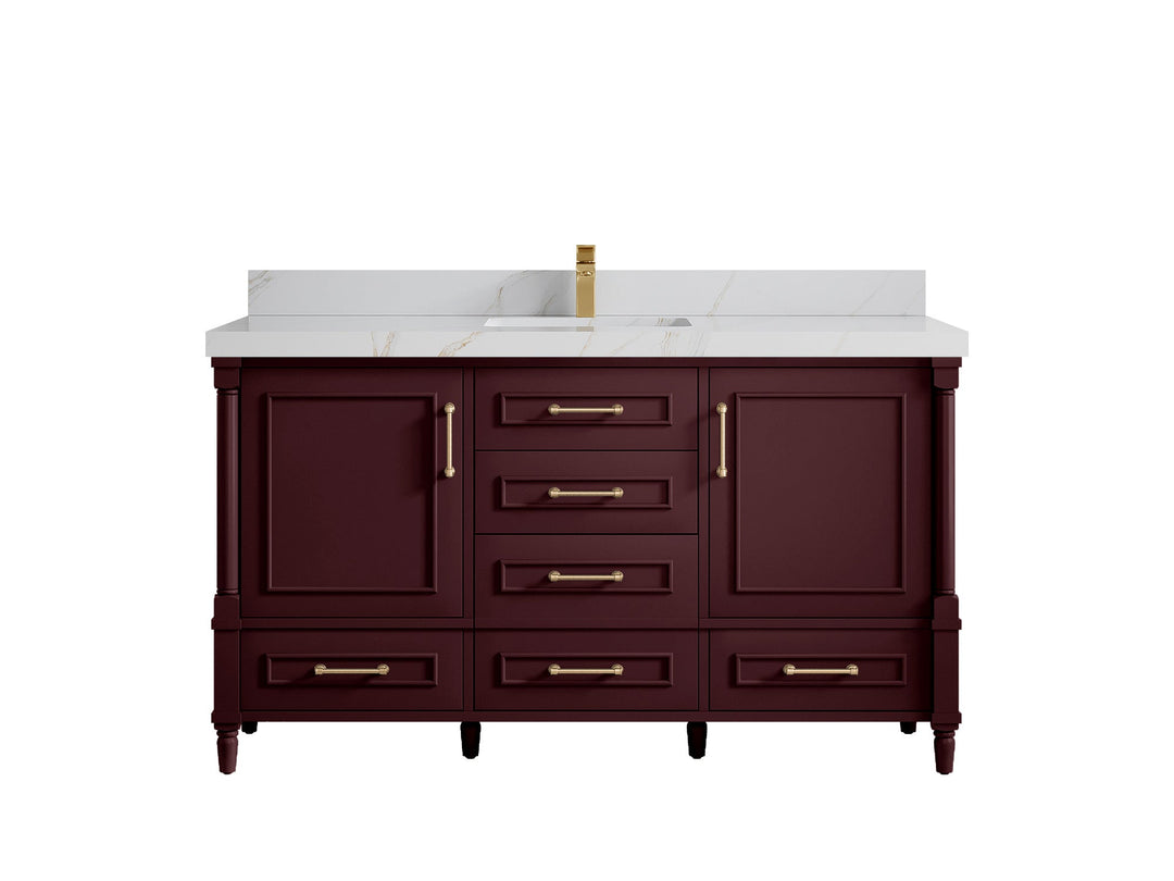 Aberdeen 60 in. W x 22 in. D Single Sink Bathroom Vanity - Willow Bath and Vanity