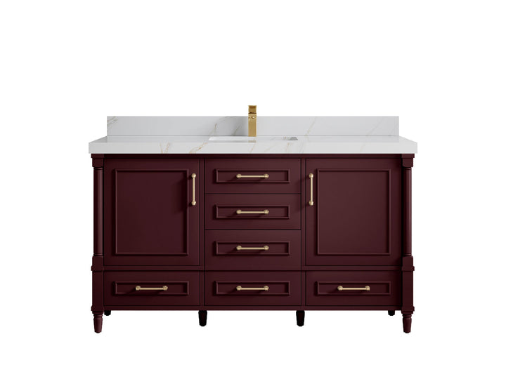 Aberdeen 60 in. W x 22 in. D Single Sink Bathroom Vanity - photo 22