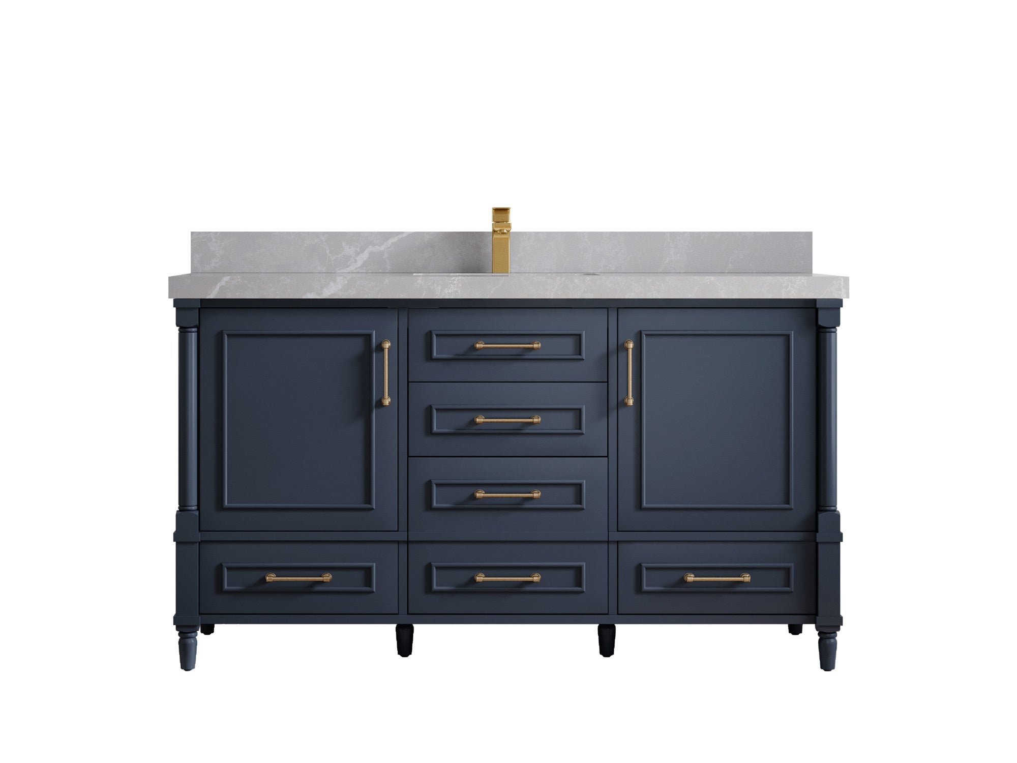 Aberdeen 60 in. W x 22 in. D Single Sink Bathroom Vanity - Willow Bath and Vanity