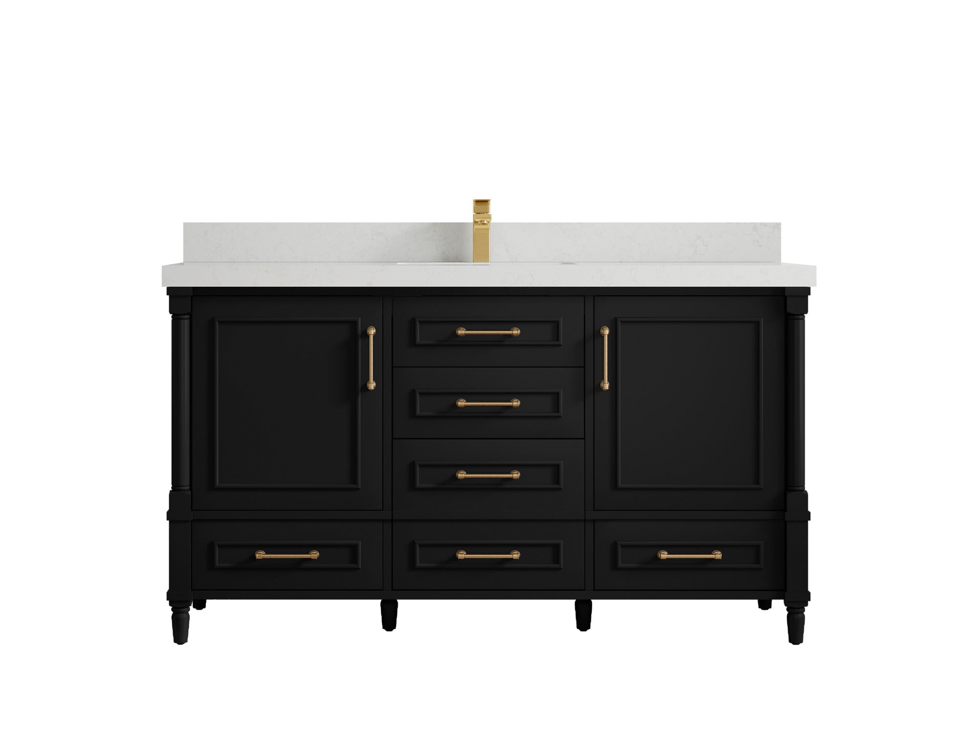 Aberdeen 60 in. W x 22 in. D Single Sink Bathroom Vanity - Willow Bath and Vanity