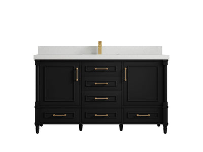 Aberdeen 60 in. W x 22 in. D Single Sink Bathroom Vanity - Willow Bath and Vanity