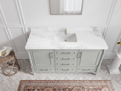 Aberdeen 60 in. W x 22 in. D Single Sink Bathroom Vanity - photo 2