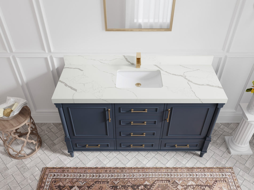 Aberdeen 60 in. W x 22 in. D Single Sink Bathroom Vanity - Willow Bath and Vanity