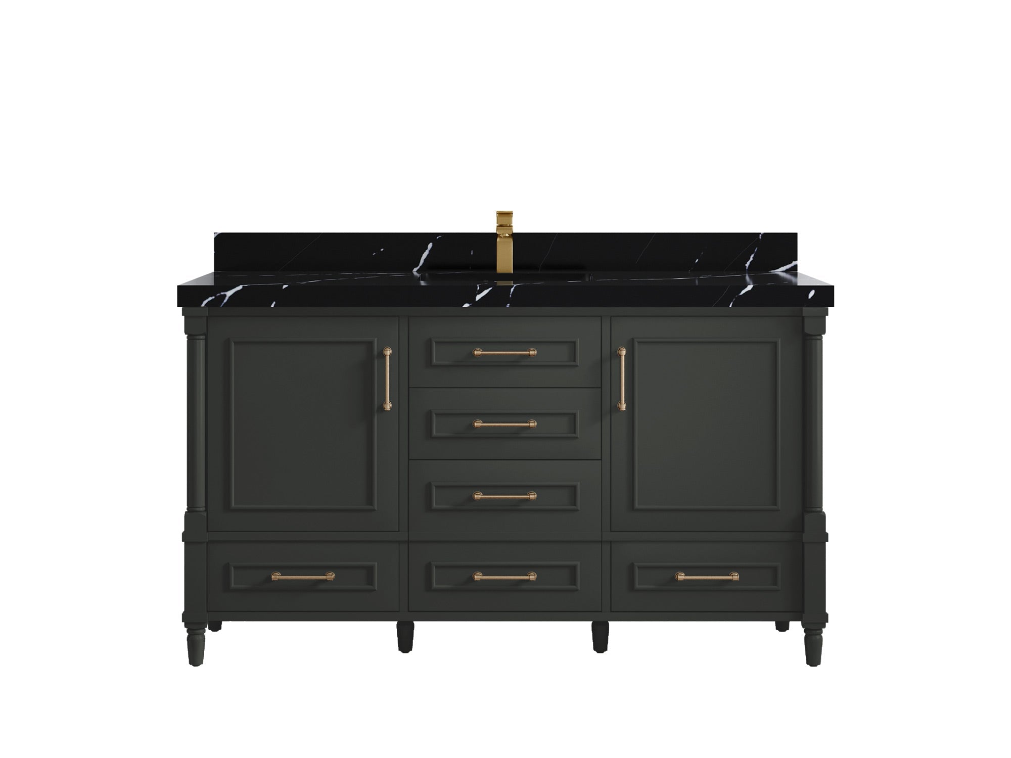 Aberdeen 60 in. W x 22 in. D Single Sink Bathroom Vanity - Willow Bath and Vanity