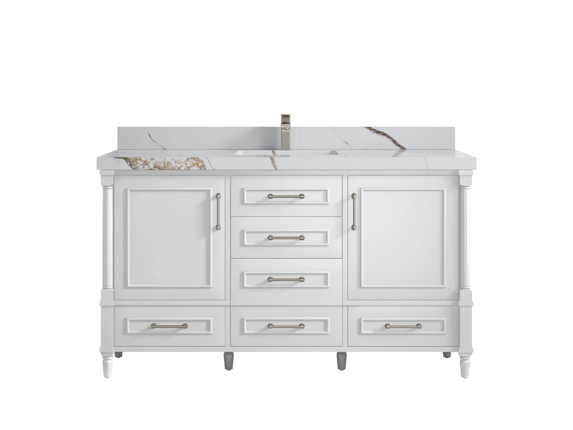 Aberdeen 60 in. W x 22 in. D Single Sink Bathroom Vanity - Willow Bath and Vanity