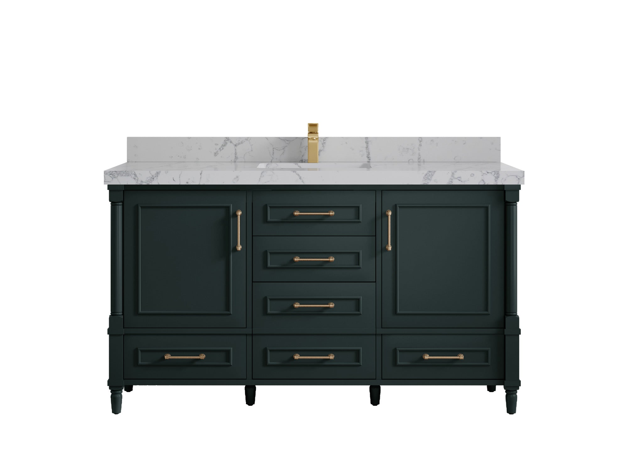 Aberdeen 60 in. W x 22 in. D Single Sink Bathroom Vanity - Willow Bath and Vanity