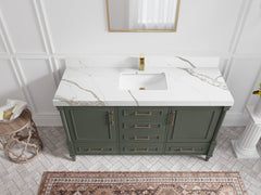 Aberdeen 60 in. W x 22 in. D Single Sink Bathroom Vanity - photo 14