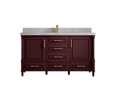 Aberdeen 60 in. W x 22 in. D Single Sink Bathroom Vanity - Willow Bath and Vanity