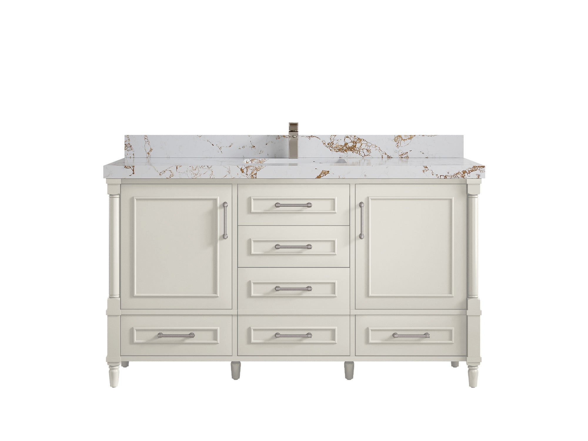 Aberdeen 60 in. W x 22 in. D Single Sink Bathroom Vanity - Willow Bath and Vanity