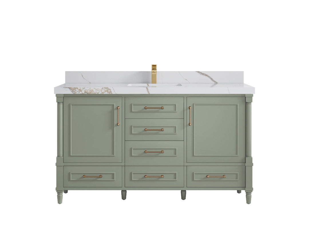 Aberdeen 60 in. W x 22 in. D Single Sink Bathroom Vanity - Willow Bath and Vanity