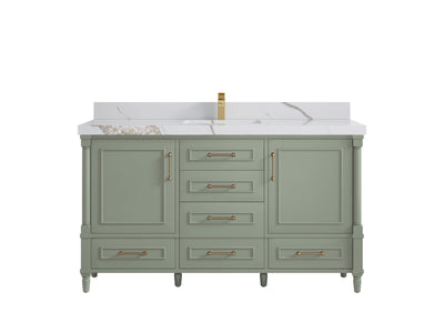 Aberdeen 60 in. W x 22 in. D Single Sink Bathroom Vanity - Willow Bath and Vanity
