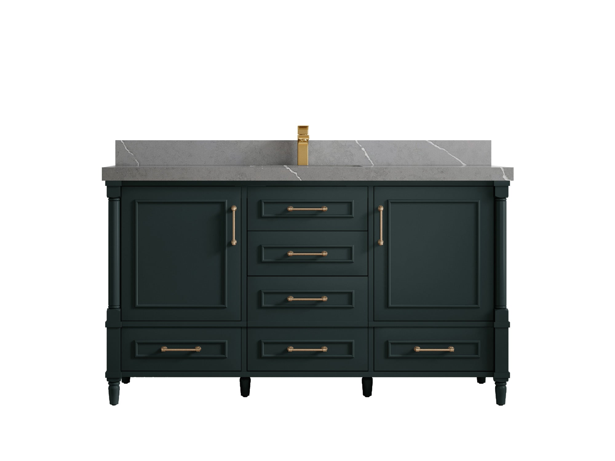 Aberdeen 60 in. W x 22 in. D Single Sink Bathroom Vanity - Willow Bath and Vanity