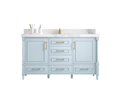 Aberdeen 60 in. W x 22 in. D Single Sink Bathroom Vanity - Willow Bath and Vanity