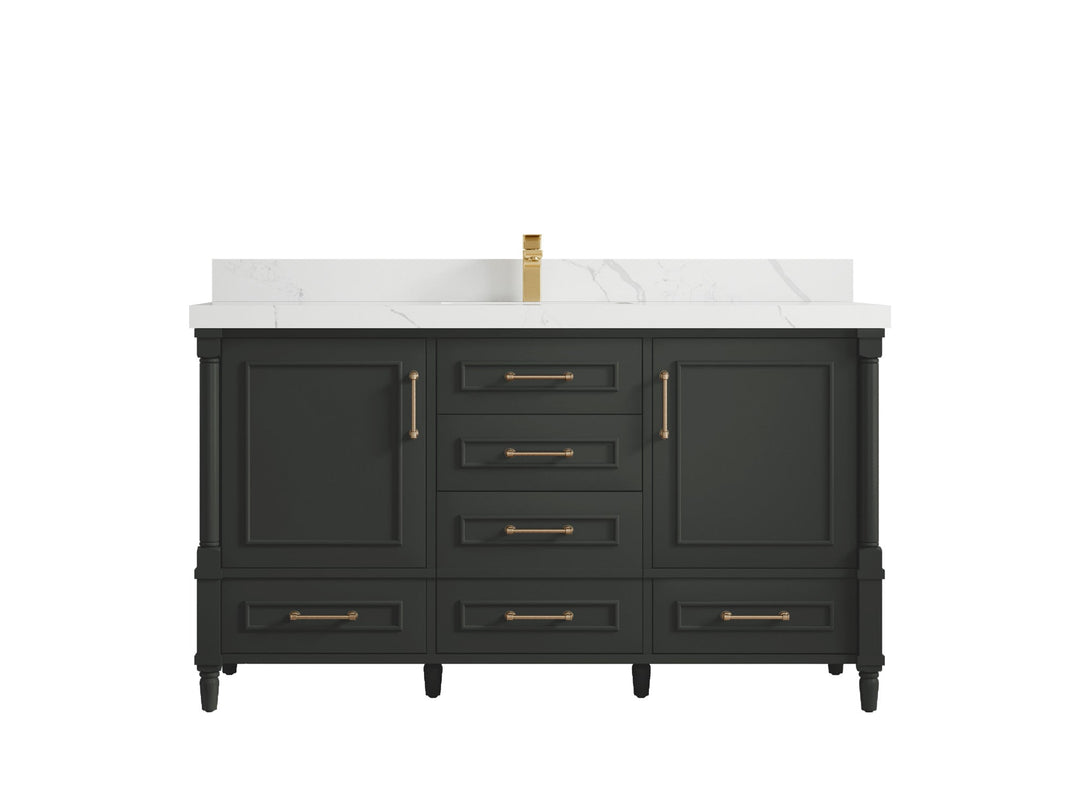 Aberdeen 60 in. W x 22 in. D Single Sink Bathroom Vanity - Willow Bath and Vanity