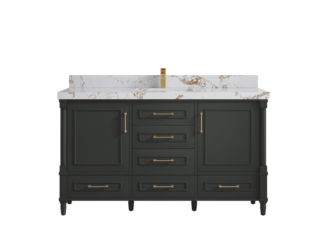 Aberdeen 60 in. W x 22 in. D Single Sink Bathroom Vanity - Willow Bath and Vanity