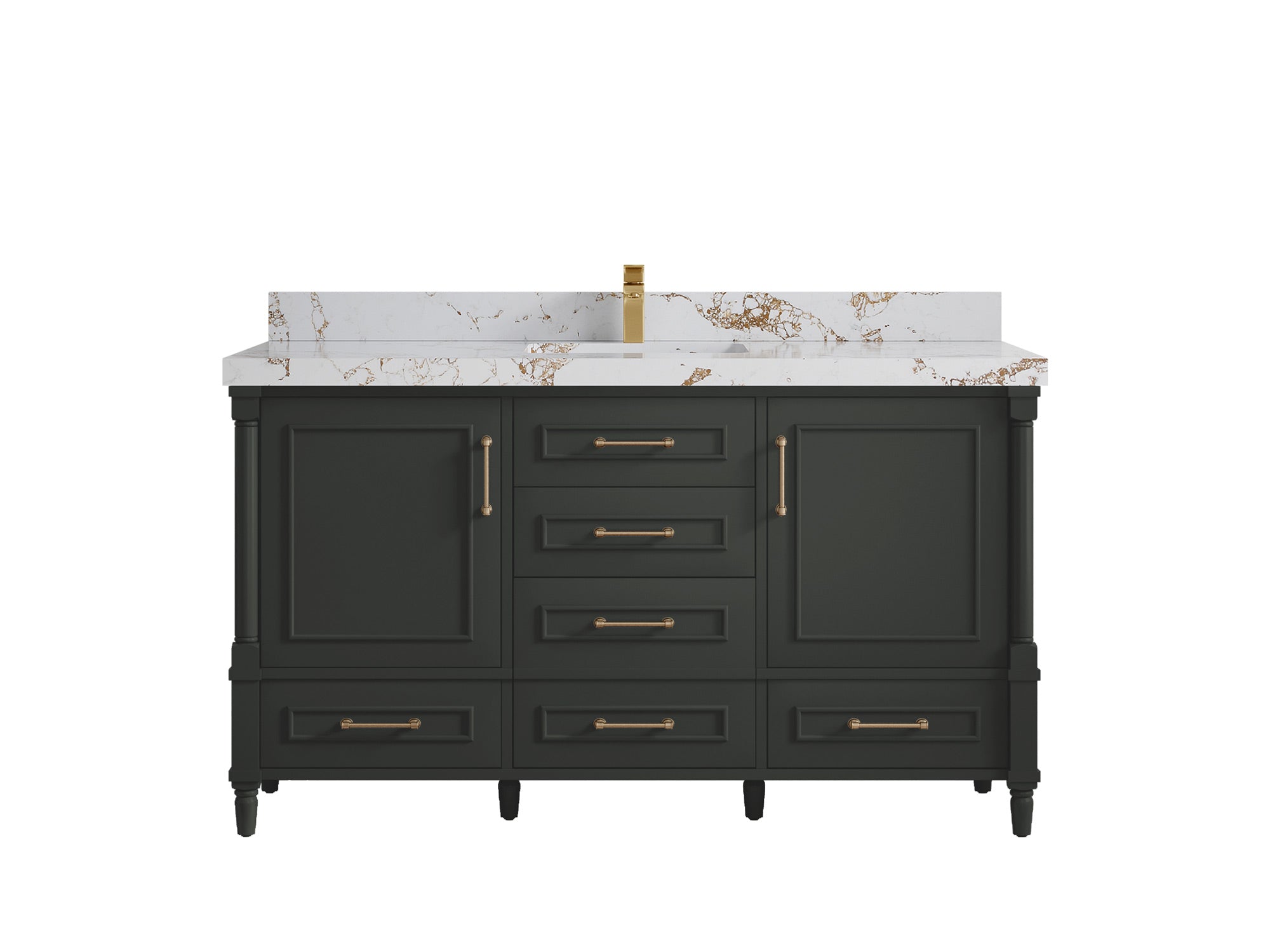 Aberdeen 60 in. W x 22 in. D Single Sink Bathroom Vanity - Willow Bath and Vanity