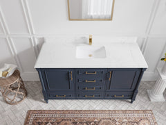 Aberdeen 60 in. W x 22 in. D Single Sink Bathroom Vanity - photo 23