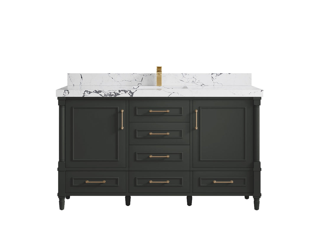 Aberdeen 60 in. W x 22 in. D Single Sink Bathroom Vanity - Willow Bath and Vanity