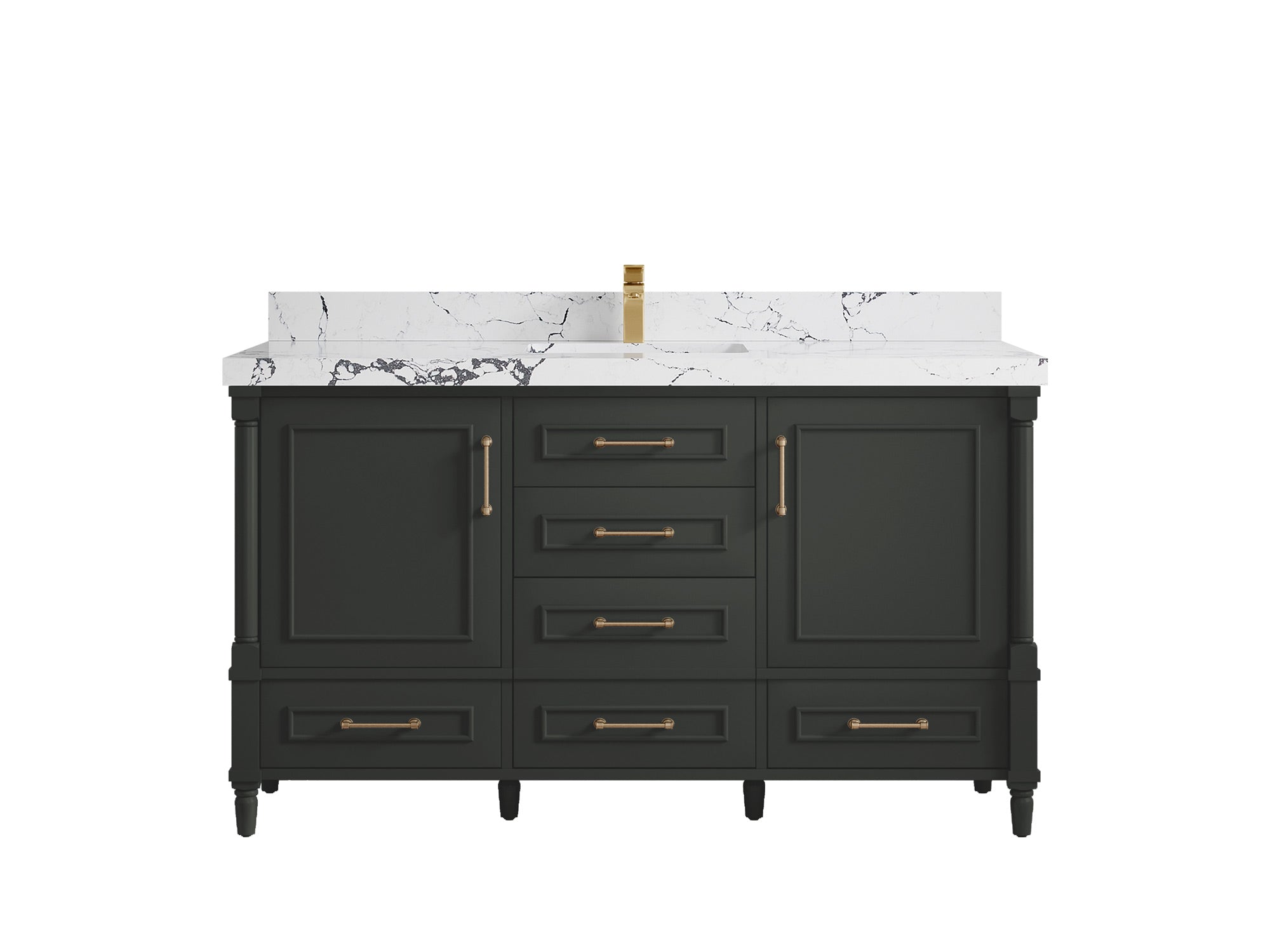Aberdeen 60 in. W x 22 in. D Single Sink Bathroom Vanity - Willow Bath and Vanity