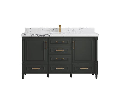 Aberdeen 60 in. W x 22 in. D Single Sink Bathroom Vanity - Willow Bath and Vanity
