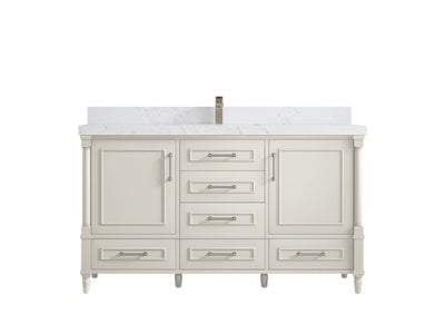 Aberdeen 60 in. W x 22 in. D Single Sink Bathroom Vanity - Willow Bath and Vanity