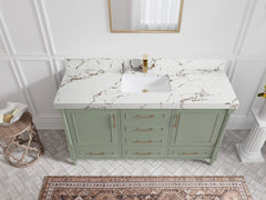Aberdeen 60 in. W x 22 in. D Single Sink Bathroom Vanity - photo 34