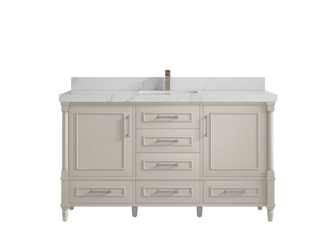 Aberdeen 60 in. W x 22 in. D Single Sink Bathroom Vanity - Willow Bath and Vanity