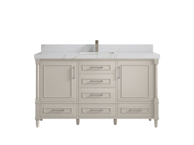 Aberdeen 60 in. W x 22 in. D Single Sink Bathroom Vanity - Willow Bath and Vanity
