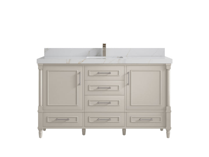 Aberdeen 60 in. W x 22 in. D Single Sink Bathroom Vanity - photo 16