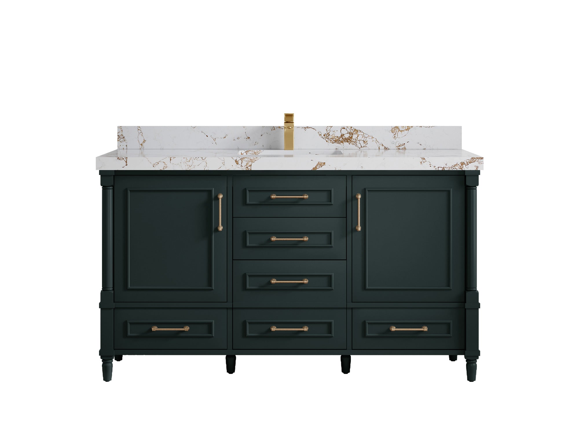 Aberdeen 60 in. W x 22 in. D Single Sink Bathroom Vanity - Willow Bath and Vanity