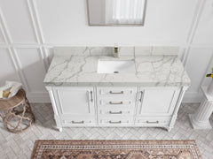 Aberdeen 60 in. W x 22 in. D Single Sink Bathroom Vanity - photo 38