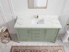 Aberdeen 60 in. W x 22 in. D Single Sink Bathroom Vanity - photo 12