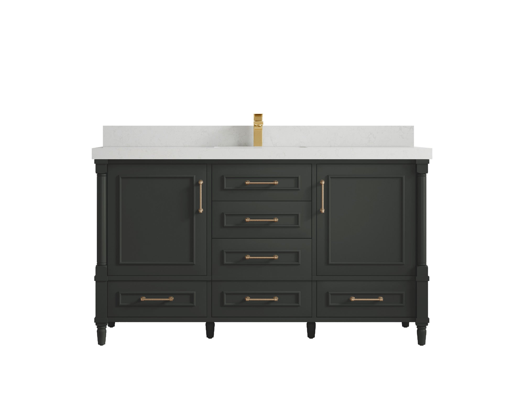 Aberdeen 60 in. W x 22 in. D Single Sink Bathroom Vanity - Willow Bath and Vanity