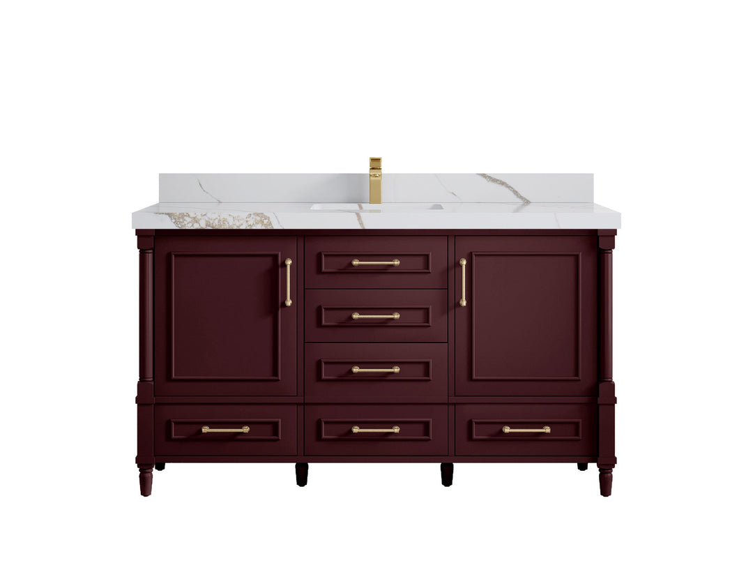 Aberdeen 60 in. W x 22 in. D Single Sink Bathroom Vanity - Willow Bath and Vanity