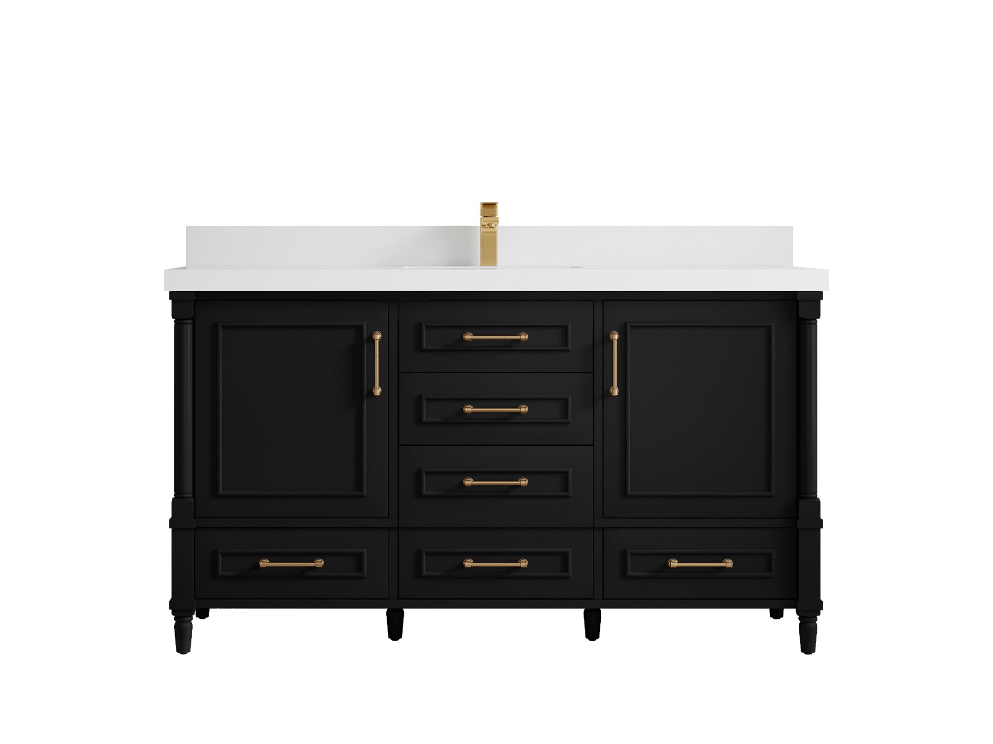 Aberdeen 60 in. W x 22 in. D Single Sink Bathroom Vanity - Willow Bath and Vanity
